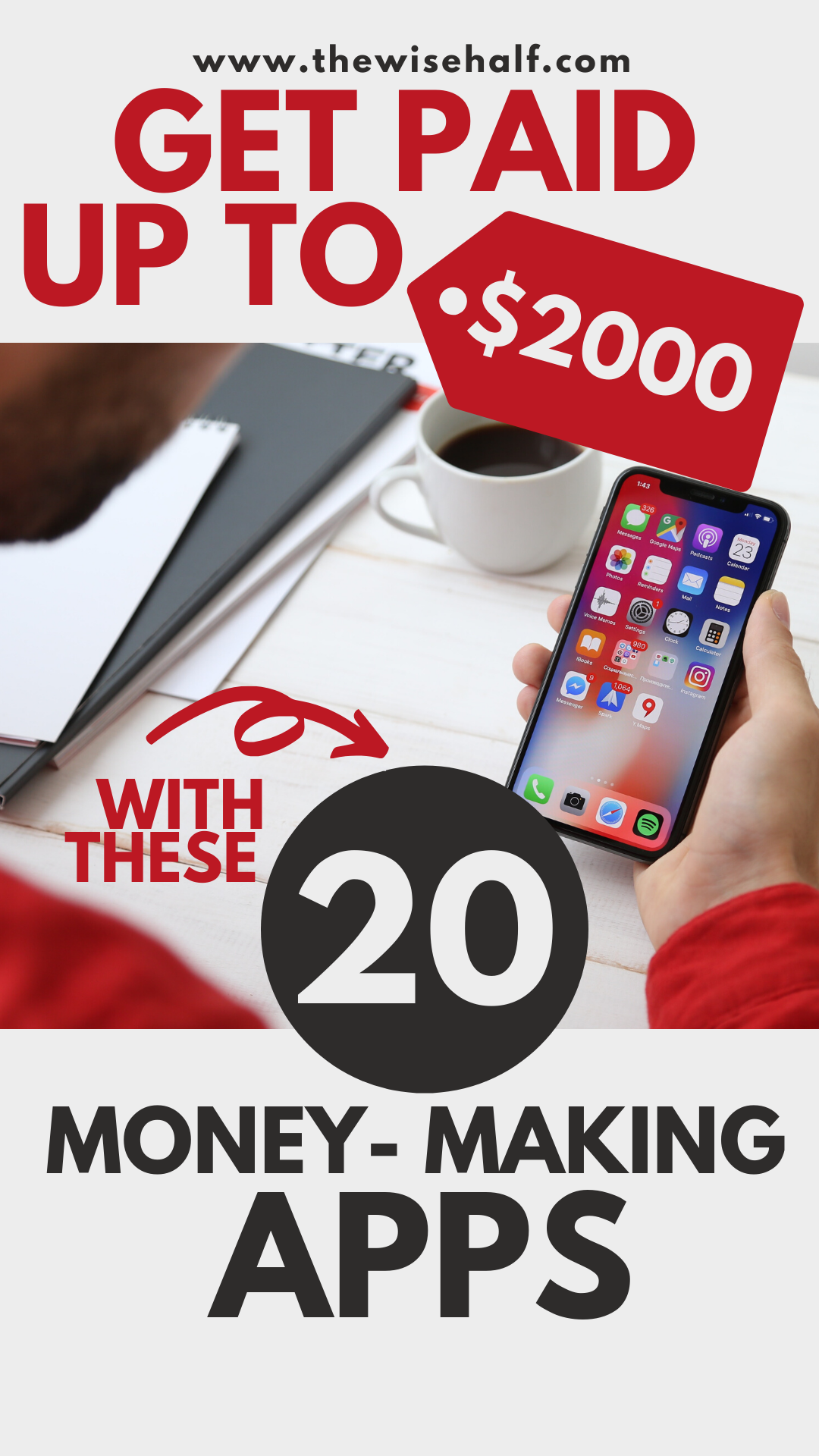 20 Legit Money Making Apps Of 2021 You Must Download Now. - The Wise Half