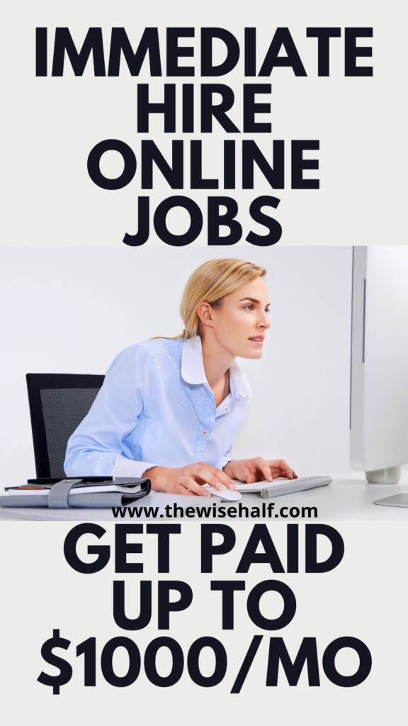 Immediate Hire Work From Home Jobs Start A New Career Today! The